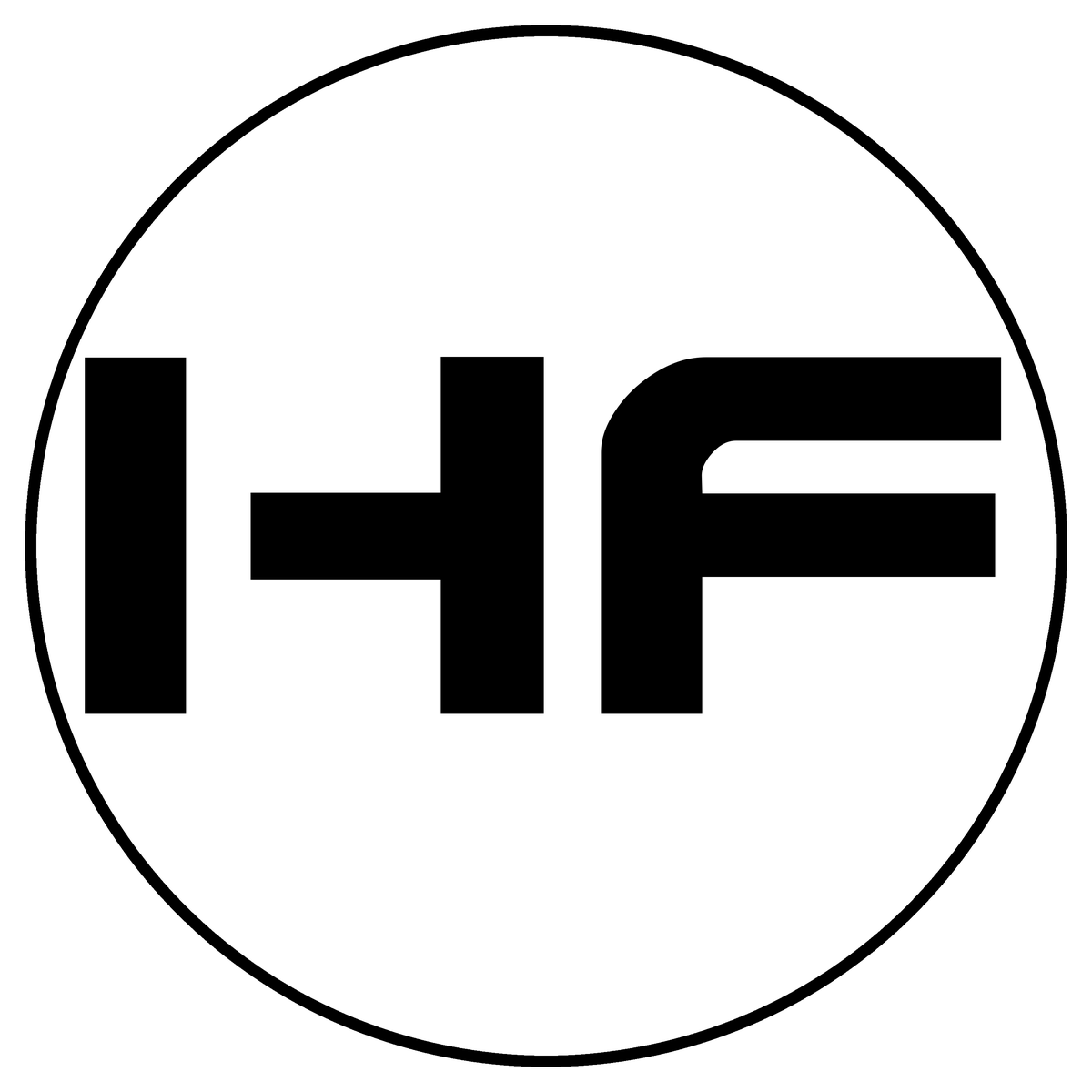 Black HF circle